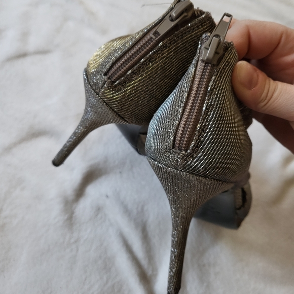 Nina Heels Silver Glitter 10 - Picture 6 of 9